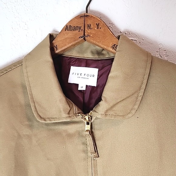 Five Four canvas bomber jacket, sz M - Picture 3 of 10